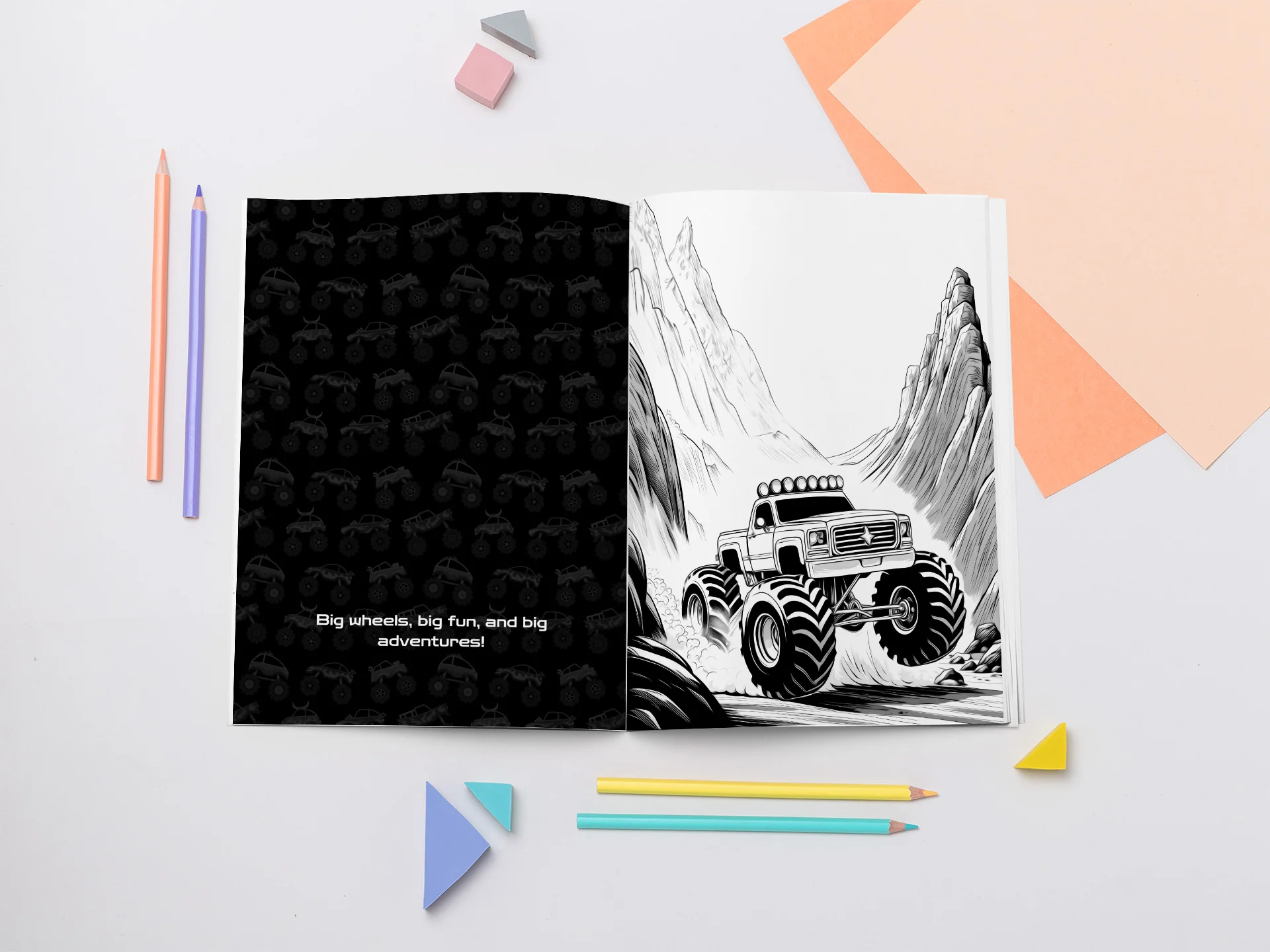 Mighty Wheels – The Ultimate Coloring Rally detail image